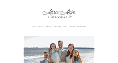 Desktop Screenshot of allisonakinsphotography.com